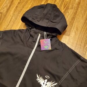 Puma Melo X Toxic Dime Jacket‎ 2.0 Men Small Black Hooded Essential New